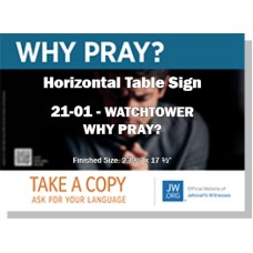 HPWP-21.1 - 2021 Edition 1 - Watchtower - "Why Pray?" - Table